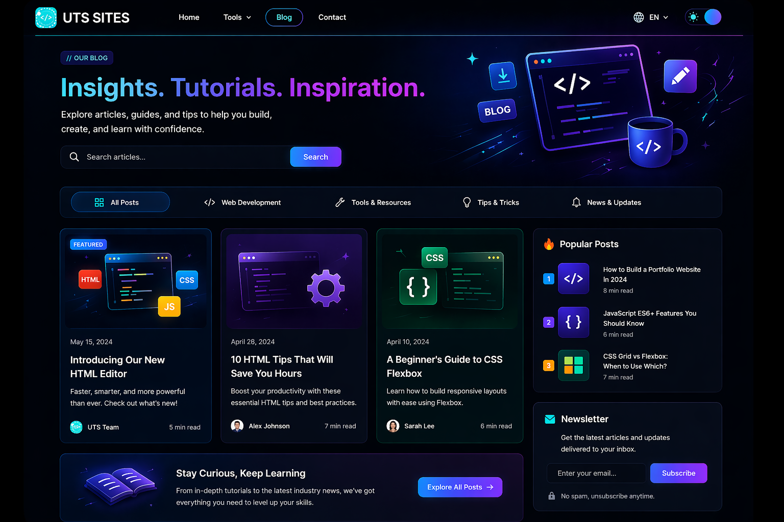 HTML Form Tutorial — Build Any Form | UTS Sites
