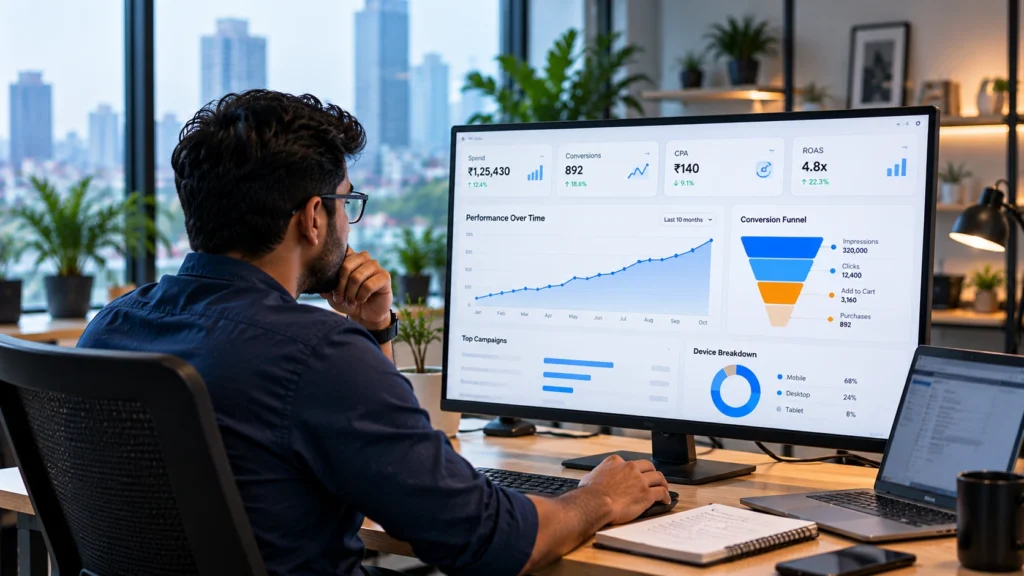 PPC company in Delhi NCR Google Ads dashboard
